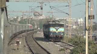 12009 Ahmedabad Shatabdi Express entering Action Packed Surat Station Western Railway [upl. by Anthiathia152]