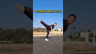 Spinning back kick Step by Step [upl. by Akenn]