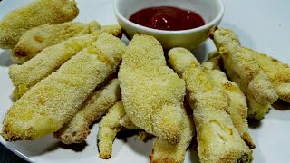 Chicken fingers en AirFryer  Tiras de pollo sin aceite en freidora de aire [upl. by Tremayne]