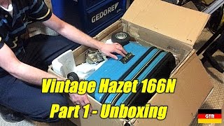 Vintage Hazet 166N Assistent Restoration  Part 1 Unboxing [upl. by Palmore]