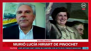 Iván Moreira tras muerte de Lucía Hiriart quotFue uno de los personajes más relevantes del siglo XXquot [upl. by Irtimd]