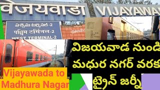 Vijayawada railway station to Madhura Nagar railway station andhratoindia7976 [upl. by Safire]