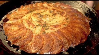 Potato Galette  Pommes Anna  No Flour Eggs or Milk  Christine Cushing [upl. by Irep978]