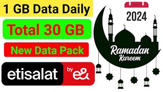 30GB Data  How to activate Etisalat Ramadan offer  Etisalat Offer Ramadan  UAE Ramadan offer 2024 [upl. by Chappell]