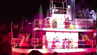 Dopey falls on Goofy during Fantasmic [upl. by Eirehs]