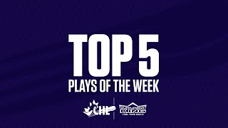 CHL Top 5 Plays  Week 1 [upl. by Hannahc]