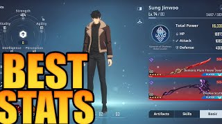 Solo Leveling Arise  Updated BEST Sung Jinwoo Build  Best Stats to upgradeHow to Increase Power [upl. by Jory]