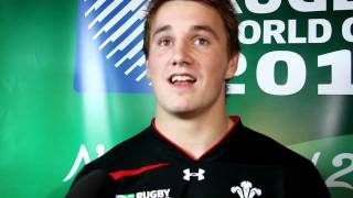 Wales centre Jonathan Davies is looking forward to their semifinal v France [upl. by Rodablas]