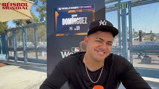 Jasson Domínguez y la presión de lidiar de estar en los Yankees [upl. by Ettenotna]