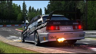 MercedesBenz 190E EVO II DTM  Nordschleife World Record 713572  Assetto Corsa [upl. by Eenerb]