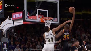 Kevin Durant amp Giannis Antetokounmpo TRADE HUGE DUNKS 😲 UNCUT  February 6 2024 [upl. by Eyllom]