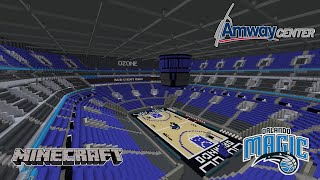 MINECRAFT  AMWAY CENTER  THE HOME OF THE ORLANDO MAGIC  NBA🏀 [upl. by Dagney]