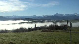 Vue Panoramique Janvier 2013 LASSERRE Gite et Chambre dhotes chez jean louis et Christine [upl. by Ruamaj]