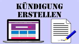 Kündigungsschreiben erstellen 📄 Tutorial Arbeitsvertrag kündigen  Verträge Kündigen Zeit [upl. by Nicholle]