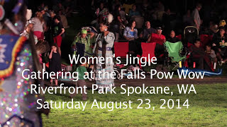 2014 Gathering at the Falls Powwow Riverfront Park Spokane WA Womens Jingle Dancers [upl. by Bradeord]