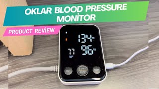 Oklar Blood Pressure Monitor  Product Review [upl. by Viola]