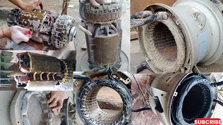 leroy somer alternator 13kva service full rusty 3phase electric motor [upl. by Profant907]