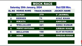 ALMAS with Vinay Jaiswal up wins Mock Race on 20th January 2024 [upl. by Marj839]