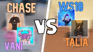 2v2 Against FAMOUS TIKTOKERS ft WS10 VanilBean amp Talia [upl. by Iveel]