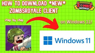 How to Download the New Zombsroyale Client  Zombsroyaleio [upl. by Kalam]