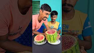 One of the twin brother cheated on the other brothers with watermelon 😂🤣 shorts comedy funny [upl. by Melda]