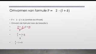 Omvormen van Formules [upl. by Wilek]