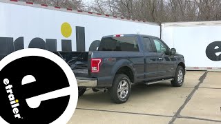 etrailer  Stromberg Carlson 100 Series 5th Wheel Tailgate Installation  2016 Ford F150 [upl. by Theron]