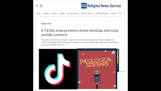 Avoid this CREEPY AI Tiktok Jesus [upl. by Clayborn943]