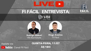 Fundos Imobiliários LIVE com Rodrigo Abbud  VBI Real Estate  PVBI11 [upl. by Yobybab]