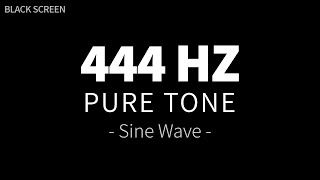 444 Hz Pure Tone  Sine Wave  URIEL Archangel Guidance amp Healing  Angelic Frequencies [upl. by Charry]