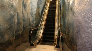 An Escalator in a Glacier Themed MontgomeryKONE EscalatorPequot Museum Mashantucket CT [upl. by Occer]