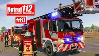 NOTRUF 112 87 EINSATZLEITER bei Supermarktbrand  Nachforderung Feuerwehr I FeuerwehrSimulation [upl. by Ontina]