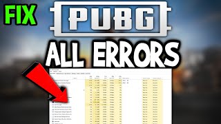 PUBG – How to Fix All Errors – Complete Tutorial [upl. by Guss]