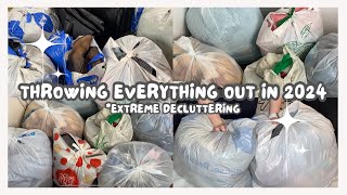 FULL VIDEO 30 DAYS OF DECLUTTERING ✅ THROWING OUT EVERYTHING I OWN IN 2024  CLEANING MARATHON ✨ [upl. by Hnahc]