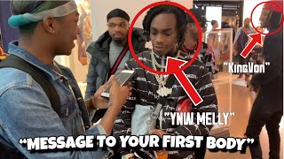 YNW MELLY FT KING VON MESSAGE TO YOUR FIRST BODY PUBLIC INTERVIEW MUST WATCH‼️funny [upl. by Julis]