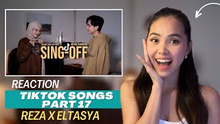 Reza Darmawangsa vs EltasyaNatasha SINGOFF TIKTOK SONGS PART 17😱🤩 Reaction [upl. by Llennej]