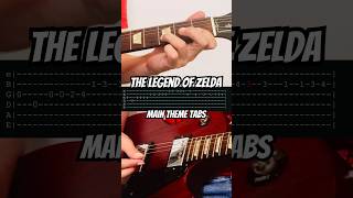 How to play The Legend of Zelda main theme guitar tabs [upl. by Yesima]