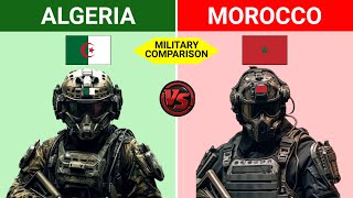 Algeria vs Morocco Military Power Comparison 2024 [upl. by Nodnarg]