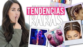 Comentando tendencias raras de cabello  Patry Jordán [upl. by Gabriell]