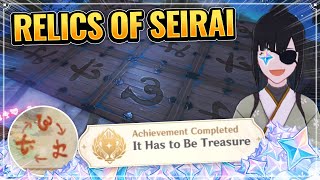 Relics of Seirai Puzzle Guide Genshin Impact It Has to be Treasured Achievement FREE 55 PRIMOGEMS [upl. by Eniawed]