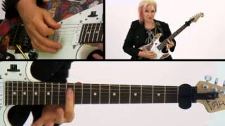 50 UltraIntervallic Licks  46 Purple Maze  Guitar Lesson  Jennifer Batten [upl. by Eellah735]