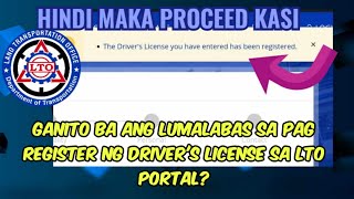 The Drivers License You Have Entered Has Been Registered  Professional Drivers License  Non Prof [upl. by Mikeb]