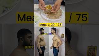 Meal 29 High protein low calorie paratha  fat loss meal  fatfree fitness shorts recipe [upl. by Hannavas250]