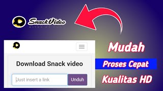 Cara Download Snack Video Tanpa Watermark  WWT [upl. by Parlin216]