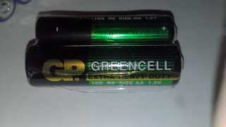 GP GreenCell Extra Heavy Duty 15G AA R6 2 pack [upl. by Anolahs]