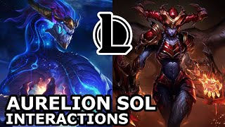 AURELION BULLIED BY ZOE  Aurelion Sol Interactions with Other Champions  League of Legends Quotes [upl. by Esyle]