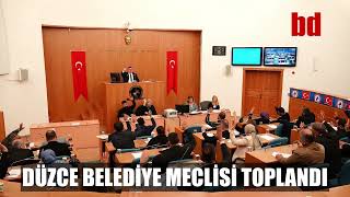 DÜZCE BELEDİYE MECLİSİ TOPLANDI [upl. by Meekah]