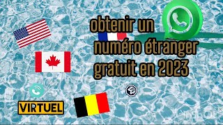 comment créer un numéro virtuel gratuit en 2023 [upl. by Lauritz]