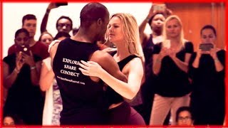 Marc Brewer amp Emma Kat Housner  Zouk Dance Demonstration  Interfusion Festival Summer 2017 [upl. by Ydor]