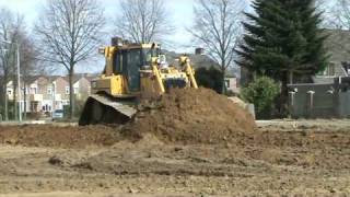 Caterpillar D6T Bulldozer in Action [upl. by Calvano895]